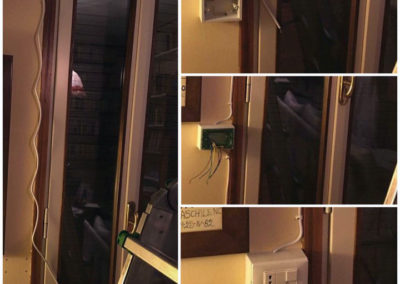 2 fase-installazione nuova linea elettrica e del pulsante