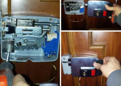 CAMBIO SERRATURA ELETTRICA CISA, PORTA IN LEGNO