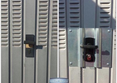 aggiornamento della sicurezza della porta garage -defender+placca antiscasso