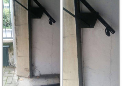 cambio molla tirante porta garage 1