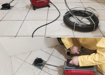 disostruzione tubo di scarico con sonda elettrica