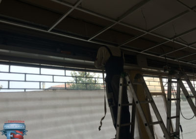 motorizzazione serranda e cambio molle 3